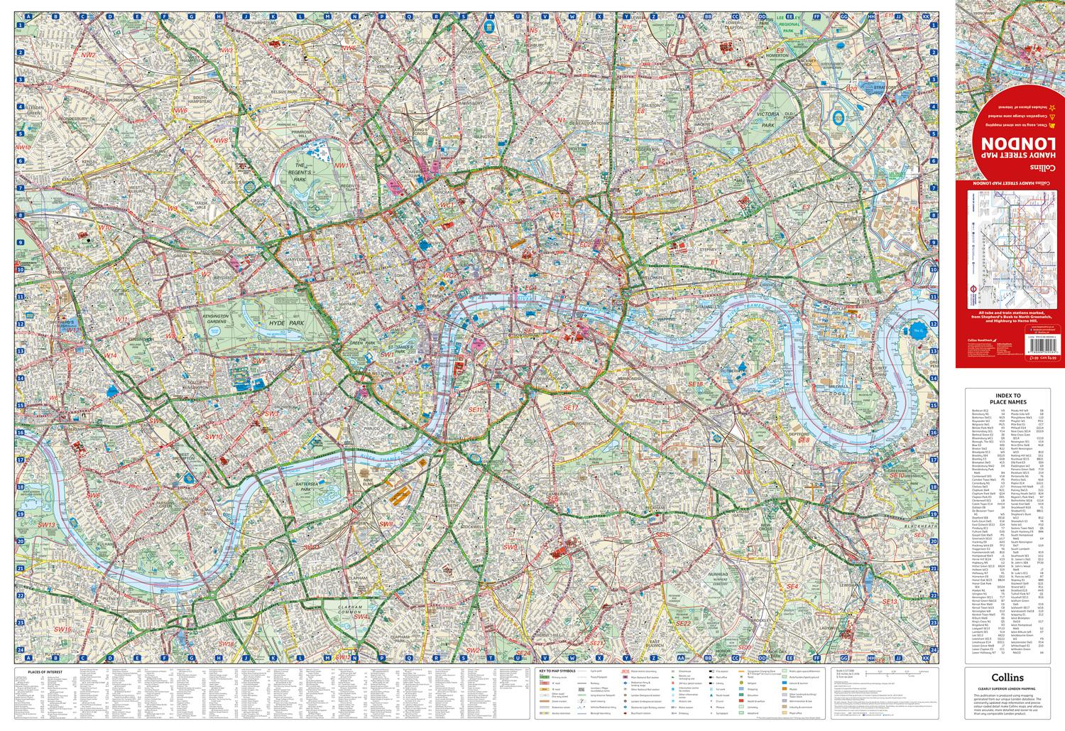 Bild: 9780008320584 | Collins London Handy Street Map | Collins Maps | (Land-)Karte | 2019