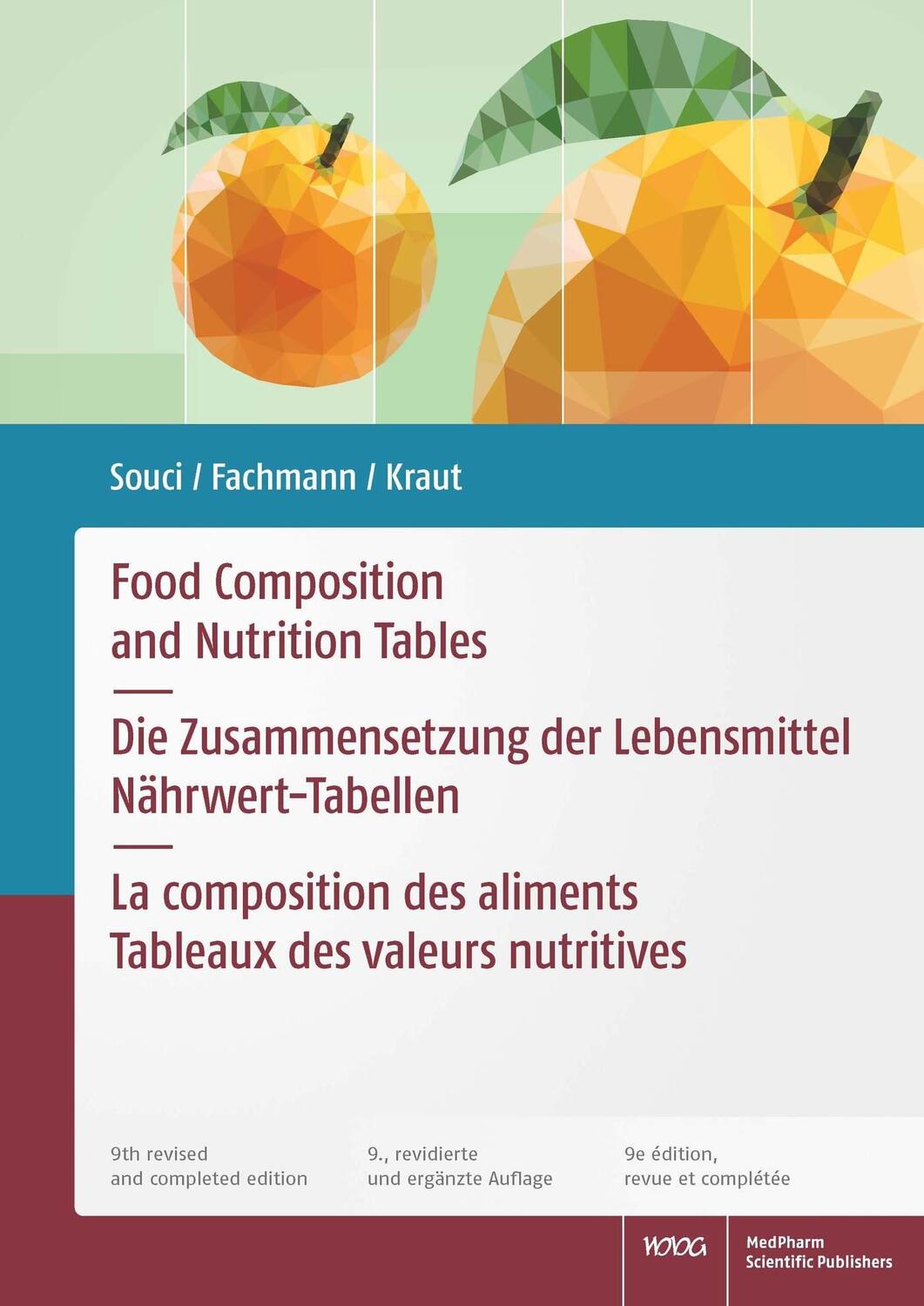 Cover: 9783804750937 | Food Composition and Nutrition Tables | München | Buch | XXXII | 2024