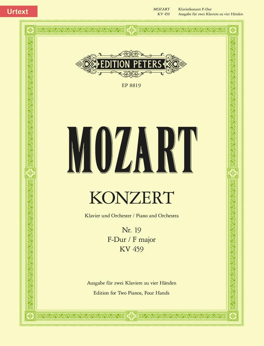 Cover: 9790014071509 | Piano Concerto No. 19 in F K459 (Edition for 2 Pianos) | Mozart | Buch