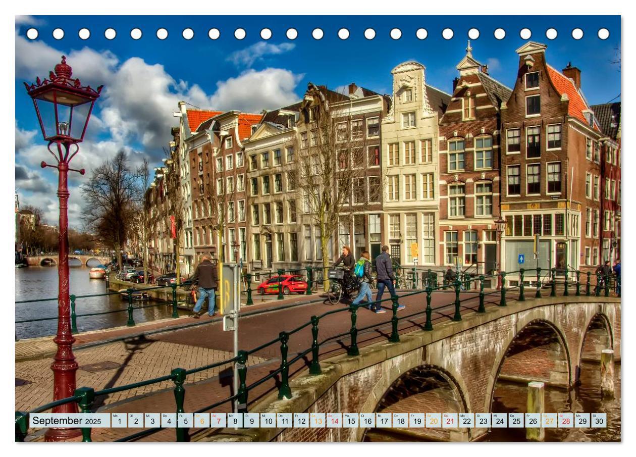 Bild: 9783435499489 | Amsterdam - Venedig des Nordens (Tischkalender 2025 DIN A5 quer),...