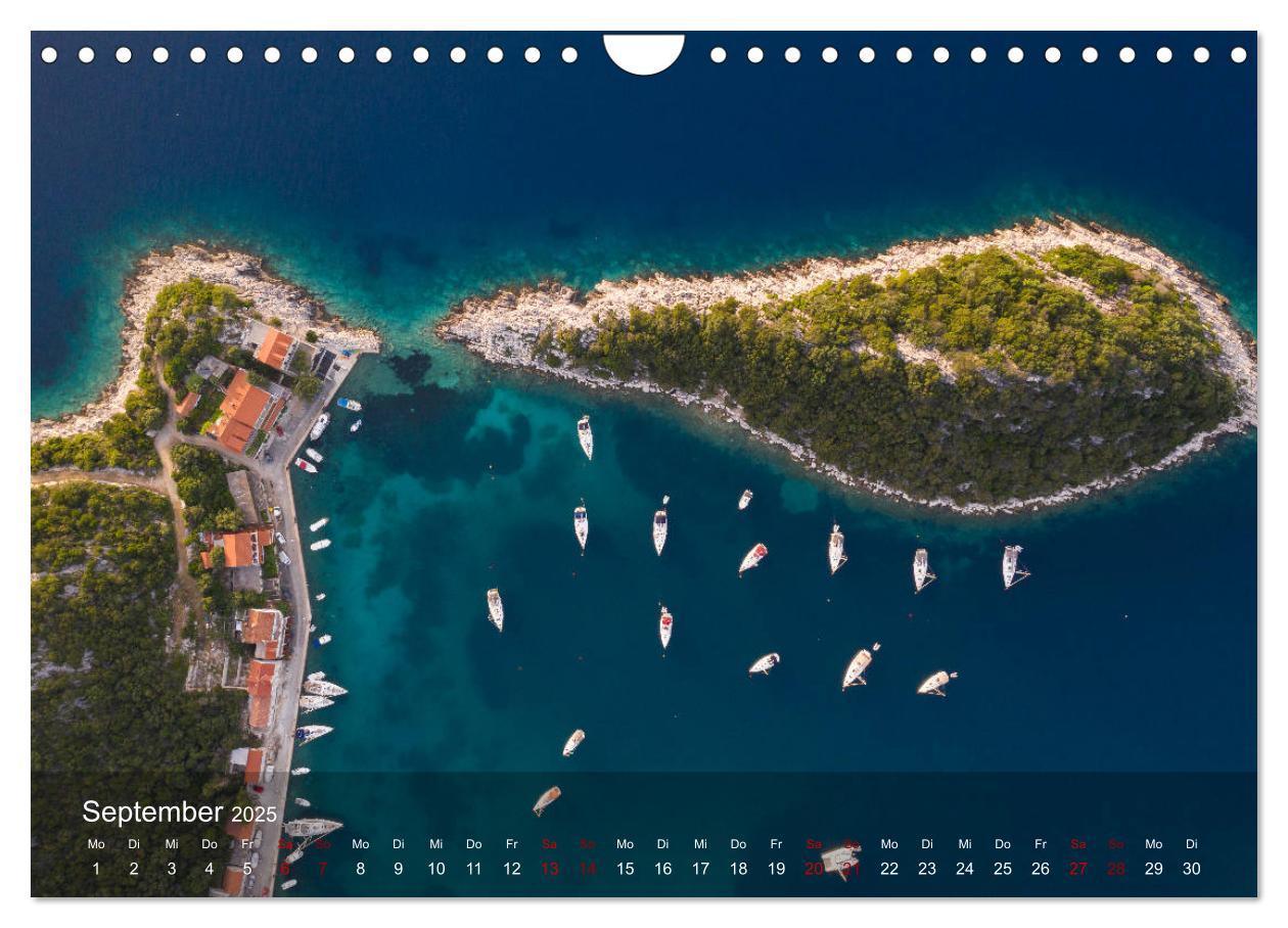 Bild: 9783435149551 | Segeln in Kroatien (Wandkalender 2025 DIN A4 quer), CALVENDO...