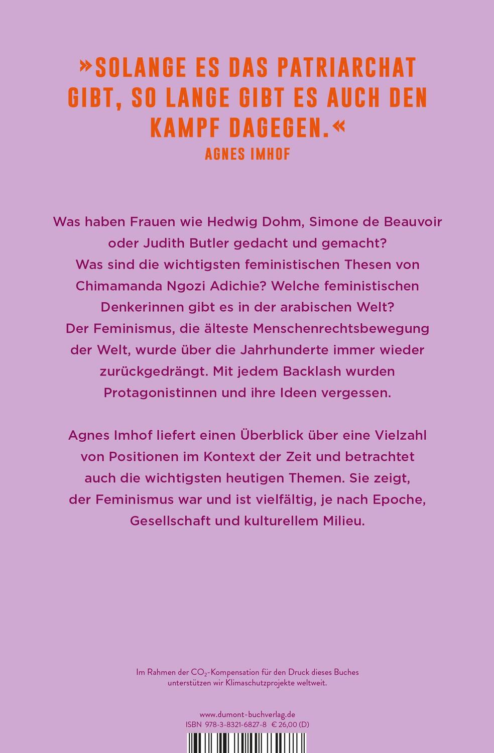 Rückseite: 9783832168278 | Feminismus - Die älteste Menschenrechtsbewegung der Welt | Agnes Imhof