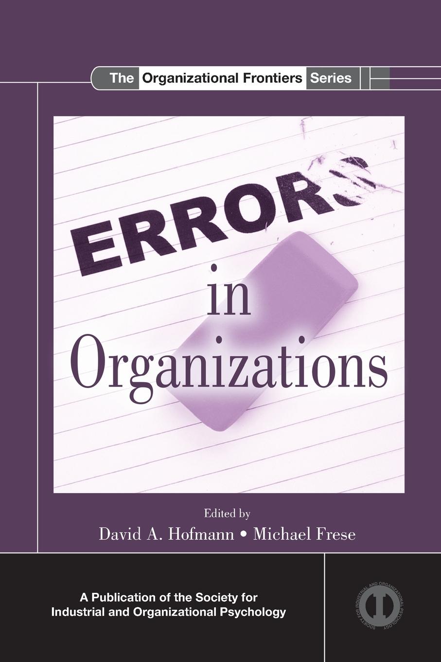 Cover: 9780815390855 | Errors in Organizations | David A. Hofmann (u. a.) | Taschenbuch