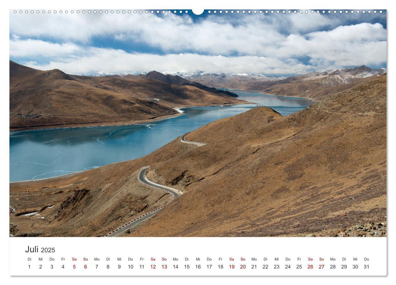 Bild: 9783383826184 | Tibet - Kloster und Landschaft (Wandkalender 2025 DIN A2 quer),...