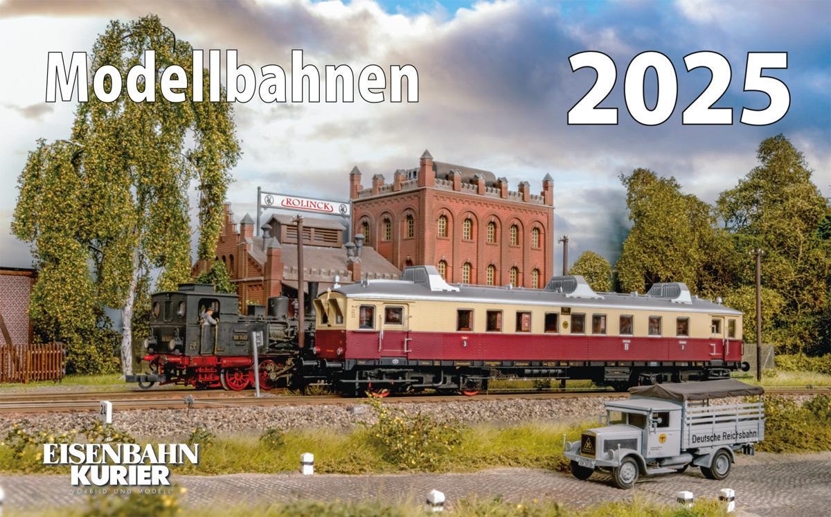 Cover: 9783844659436 | Modellbahnen 2025 | Kalender | 13 S. | Deutsch | 2025 | EK-Verlag