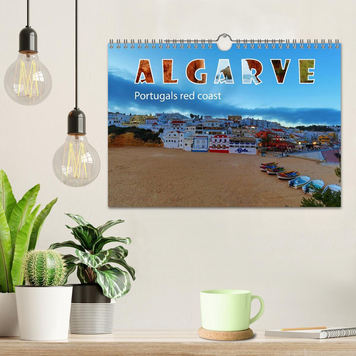 Bild: 9781325951383 | ALGARVE Portugals red coast (Wall Calendar 2025 DIN A4 landscape),...