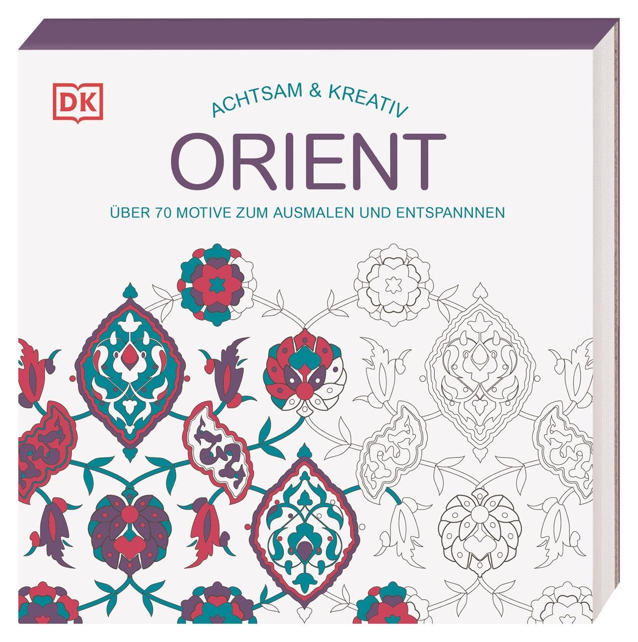 Cover: 9783831046874 | Achtsam &amp; Kreativ. Orient | Über 70 Motive zum Ausmalen und Entspannen