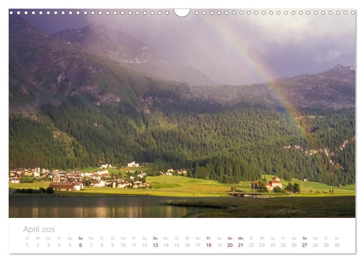 Bild: 9783435775705 | Graubünden Engadin 2025 (Wandkalender 2025 DIN A3 quer), CALVENDO...