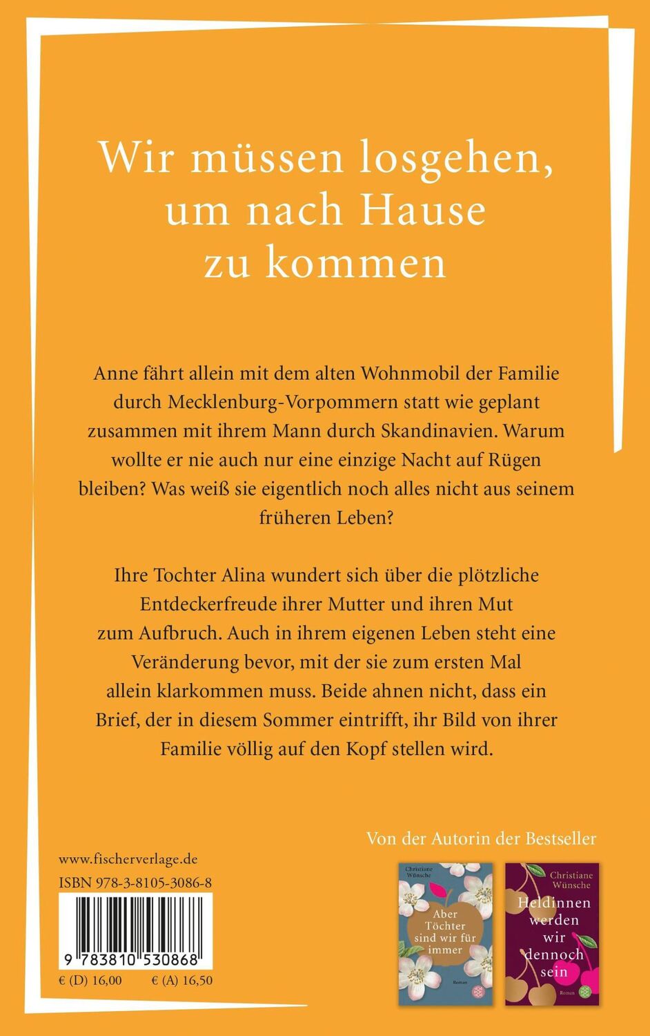 Rückseite: 9783810530868 | Wir sehen uns zu Hause | Roman | Christiane Wünsche | Taschenbuch