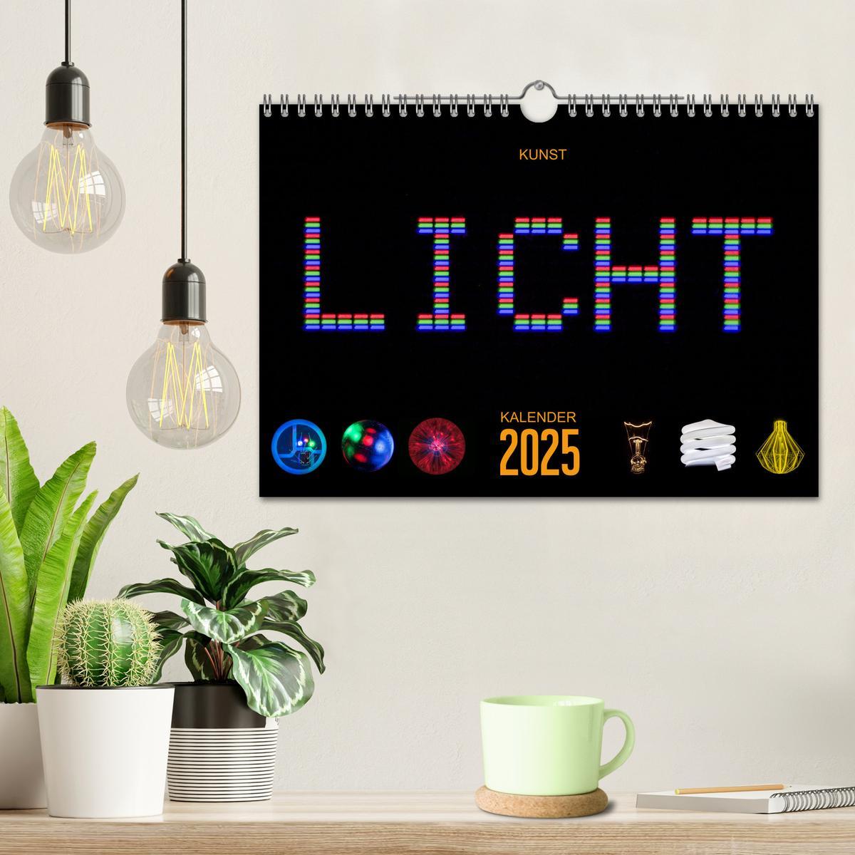 Bild: 9783435100064 | Kunst LICHT Kalender (Wandkalender 2025 DIN A4 quer), CALVENDO...