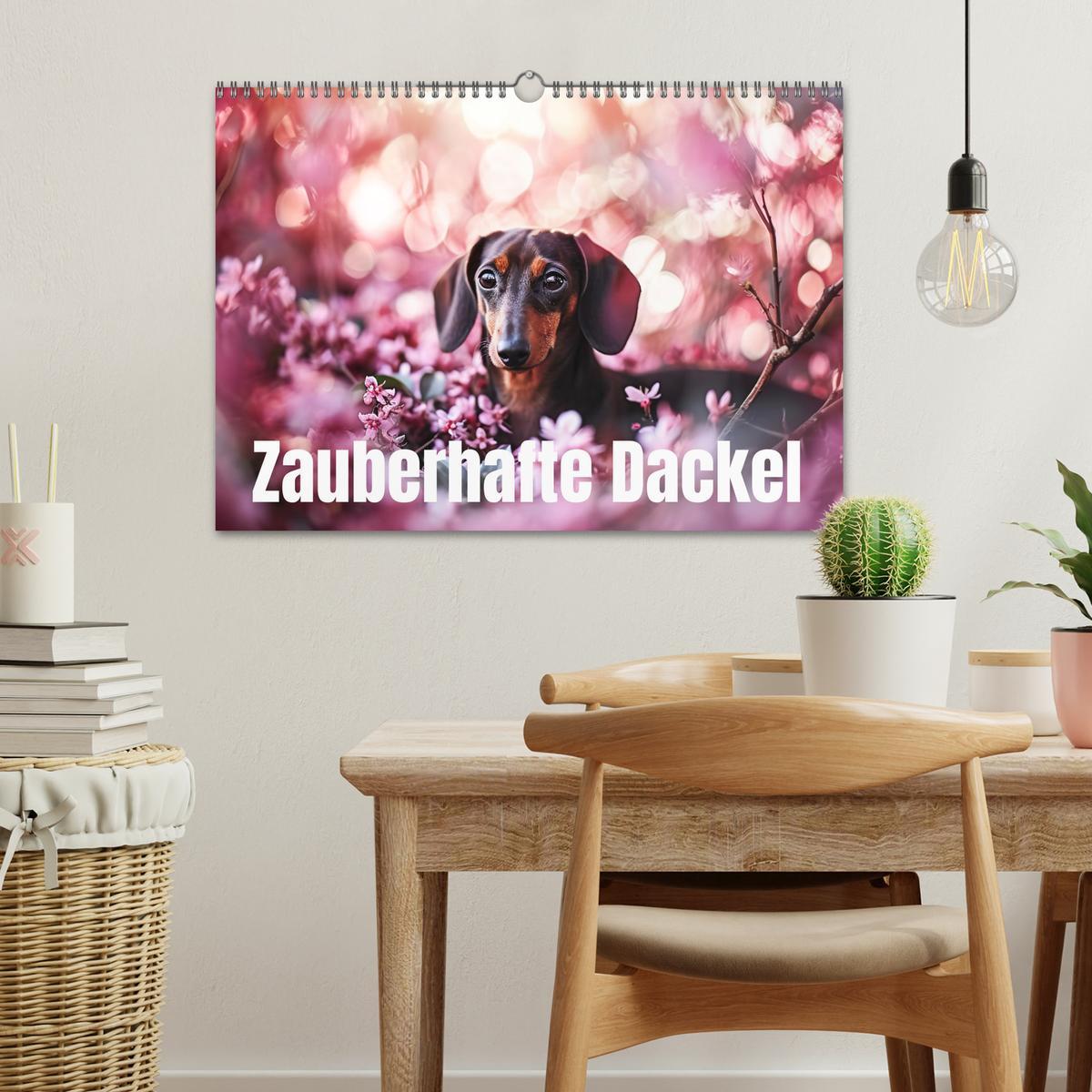 Bild: 9783435942763 | Zauberhafte Dackel (Wandkalender 2025 DIN A3 quer), CALVENDO...