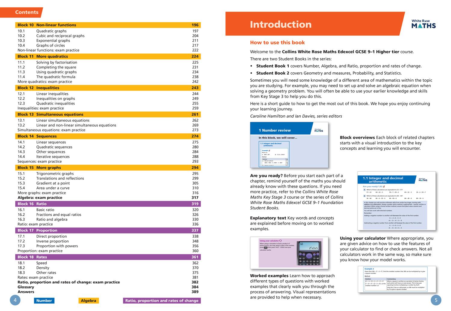 Bild: 9780008669553 | White Rose Maths: Edexcel GCSE 9-1 Higher Student Book 1 | Ainscough