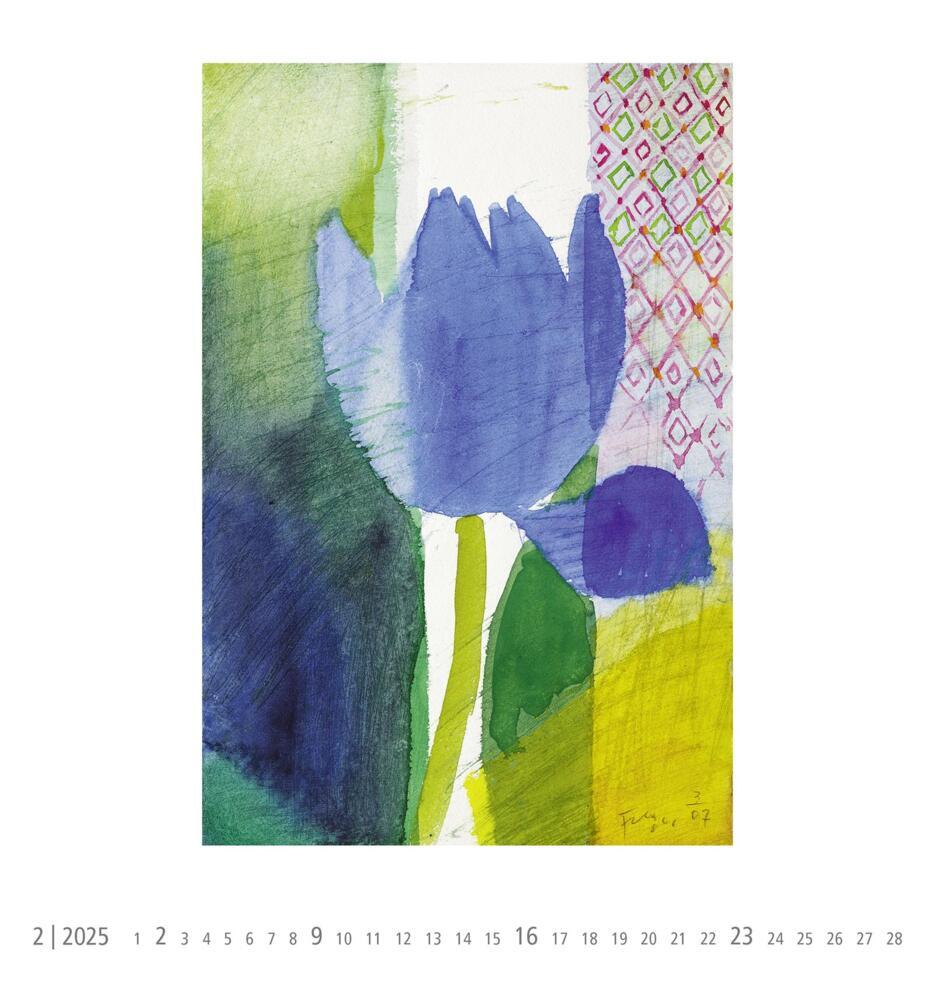 Bild: 4251693904199 | Wandkalender 2025: Blumen | Andreas Felger | Kalender | Spiralbindung