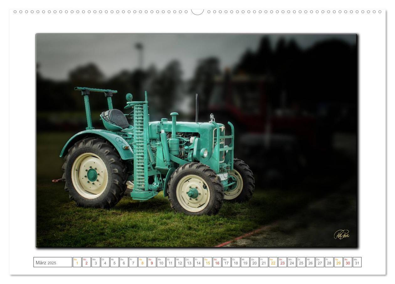 Bild: 9783435630066 | Oldtimer - Traktor Liebe (Wandkalender 2025 DIN A2 quer), CALVENDO...