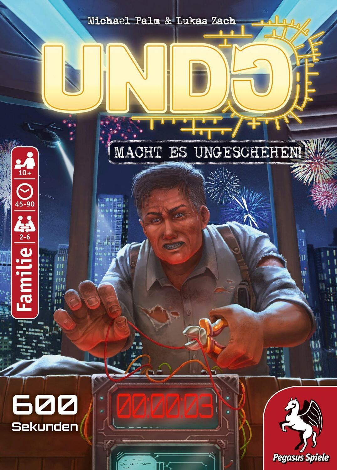 Cover: 4250231726064 | UNDO - 600 Sekunden | Spiel | Deutsch | 2020 | Pegasus