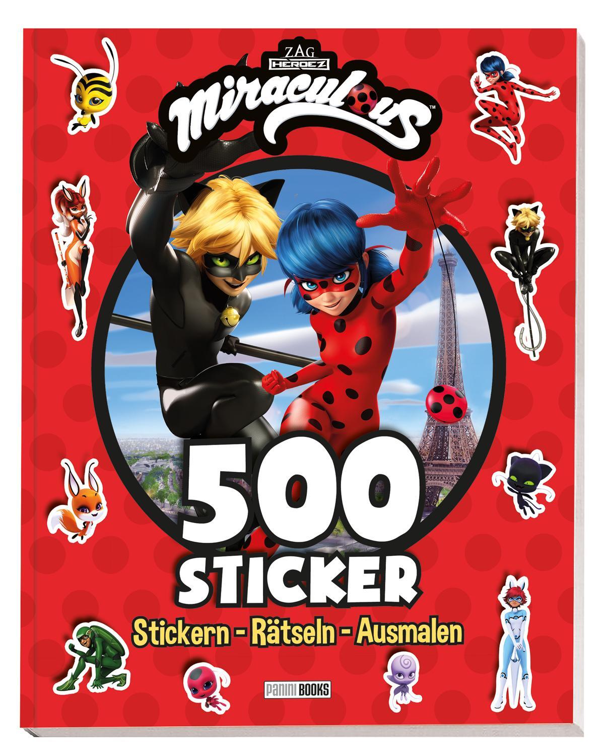 Cover: 9783833244759 | Miraculous: 500 Sticker - Stickern - Rätseln - Ausmalen | Taschenbuch