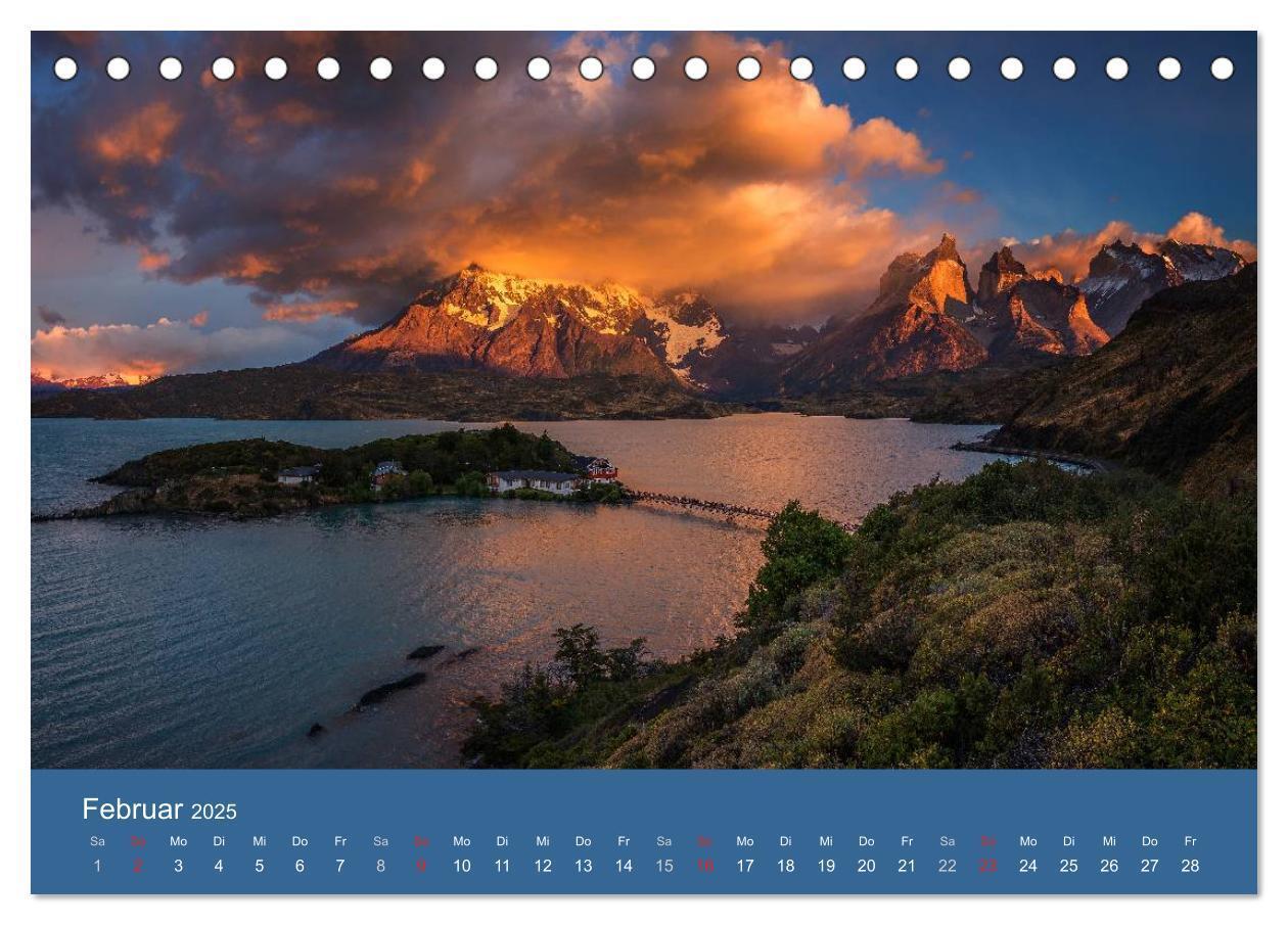 Bild: 9783435607327 | Farbenfrohes Patagonien (Tischkalender 2025 DIN A5 quer), CALVENDO...