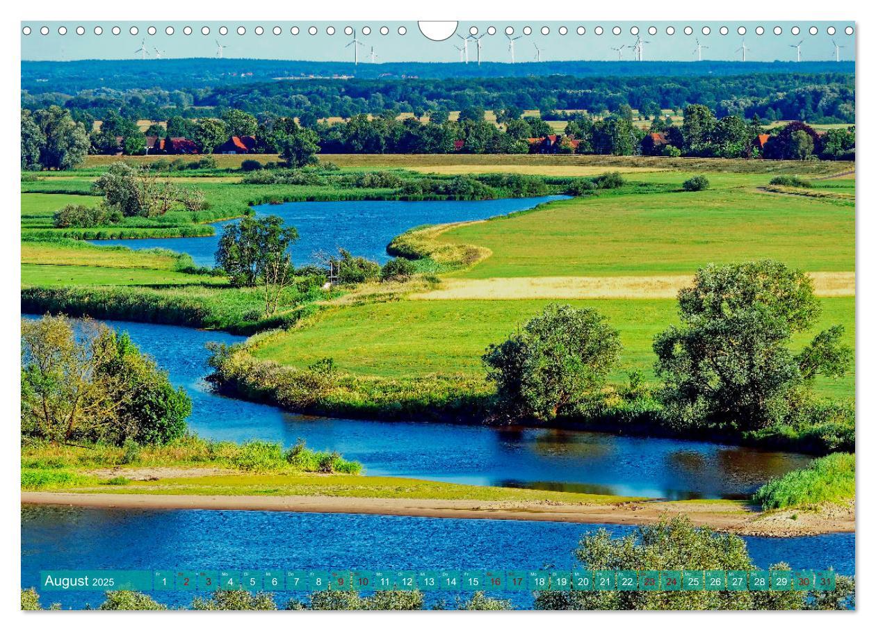 Bild: 9783383767432 | Flusslandschaft Elbe (Wandkalender 2025 DIN A3 quer), CALVENDO...