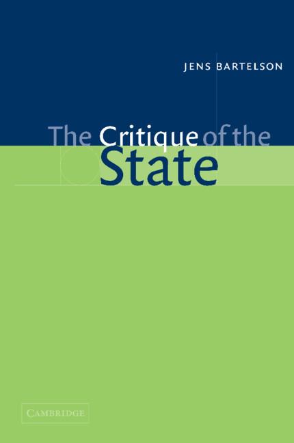 Cover: 9780521001403 | The Critique of the State | Jens Bartelson | Taschenbuch | Englisch