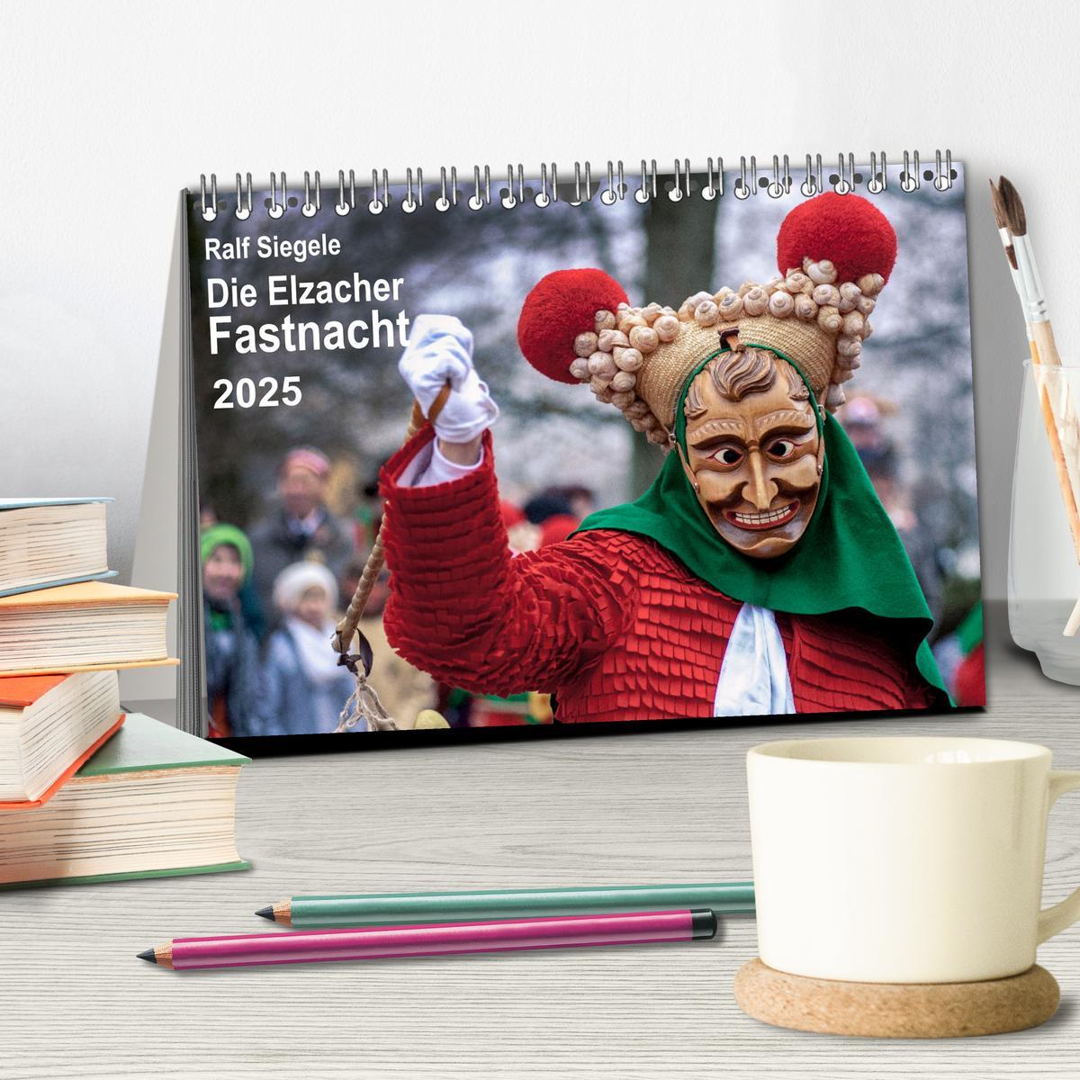 Bild: 9783435105052 | Die Elzacher Fastnacht (Tischkalender 2025 DIN A5 quer), CALVENDO...