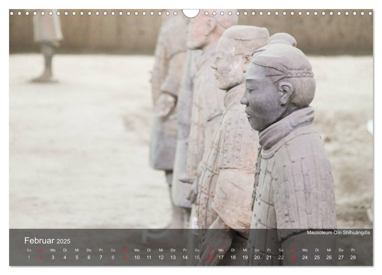 Bild: 9783435720446 | Erlebe China (Wandkalender 2025 DIN A3 quer), CALVENDO Monatskalender