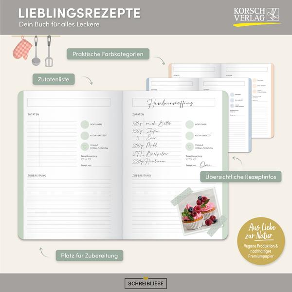 Bild: 9783731882336 | Lieblingsrezepte | Verlag Korsch | Taschenbuch | 72 S. | Deutsch