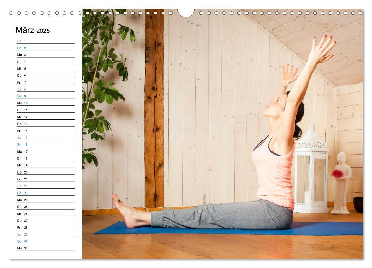 Bild: 9783435561445 | Yoga - ganz einfach zuhause (Wandkalender 2025 DIN A3 quer),...