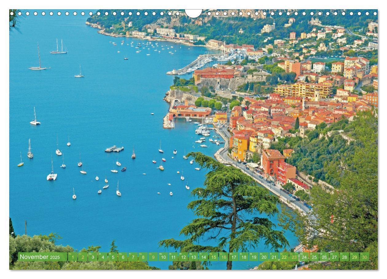 Bild: 9783383776618 | Lebendige Cote d'Azur: Die azurblaue Küste (Wandkalender 2025 DIN...