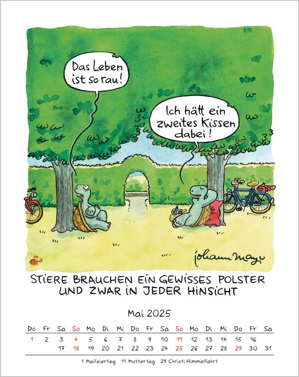 Bild: 9783731876632 | Stier 2025 | Verlag Korsch | Kalender | Spiralbindung | 13 S. | 2025