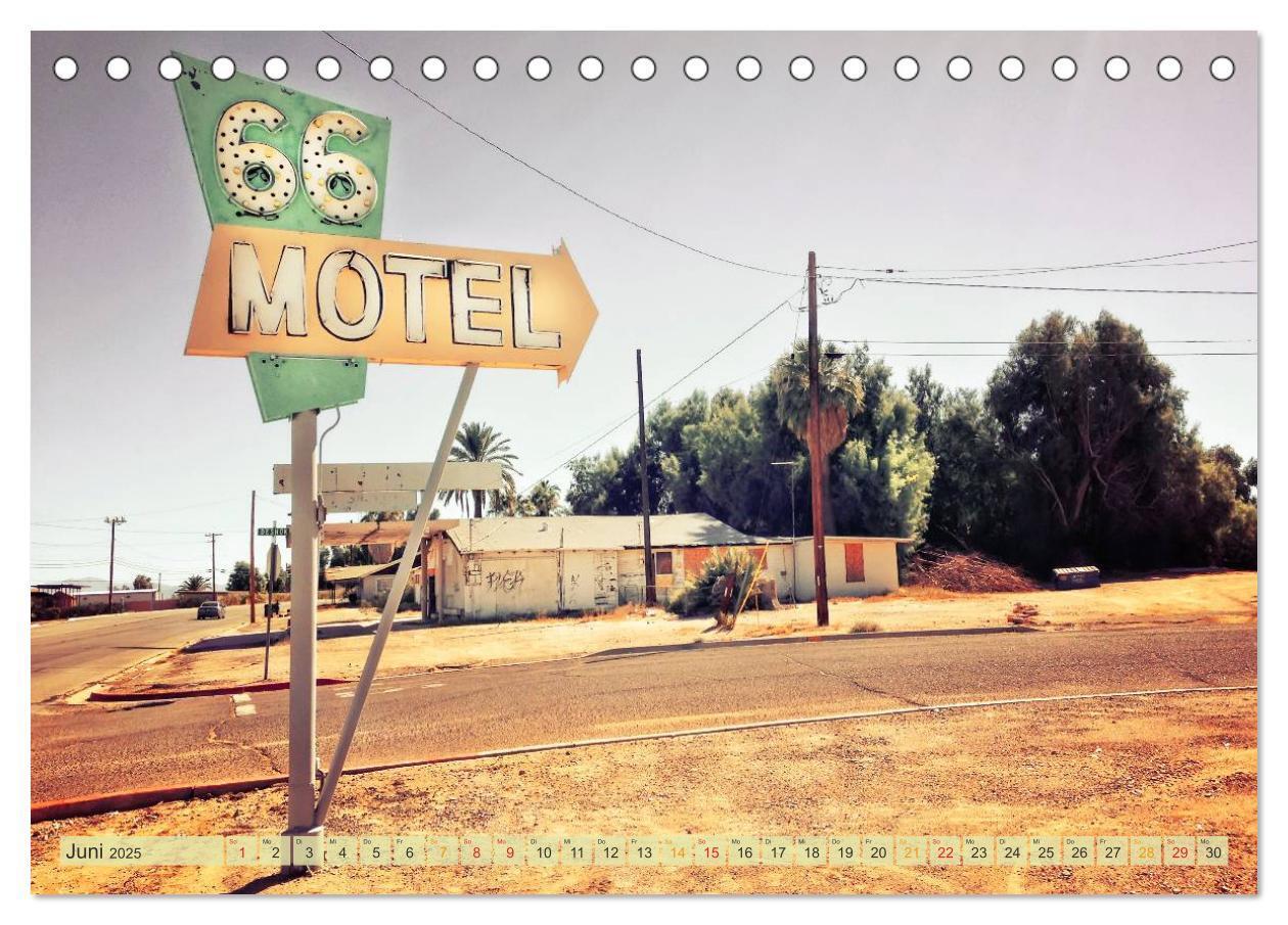 Bild: 9783435479214 | Nostalgie auf 2451 Meilen - Route 66 (Tischkalender 2025 DIN A5...