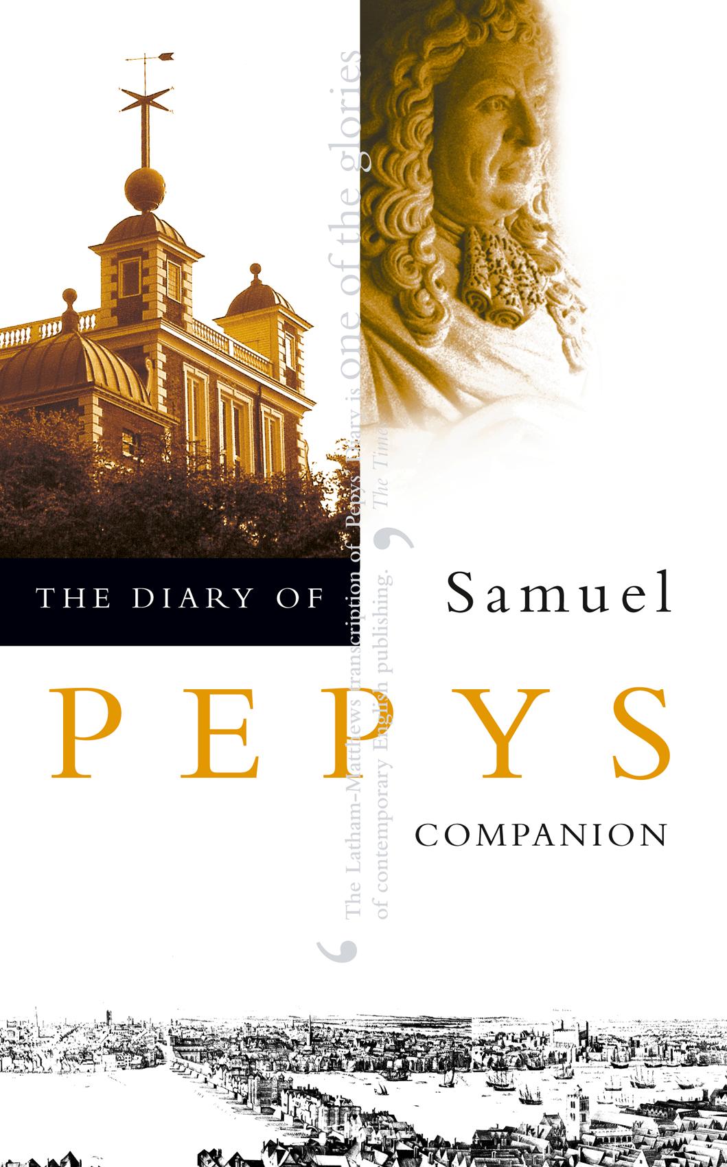 Cover: 9780004990309 | The Diary of Samuel Pepys | Volume X - Companion | Samuel Pepys | Buch