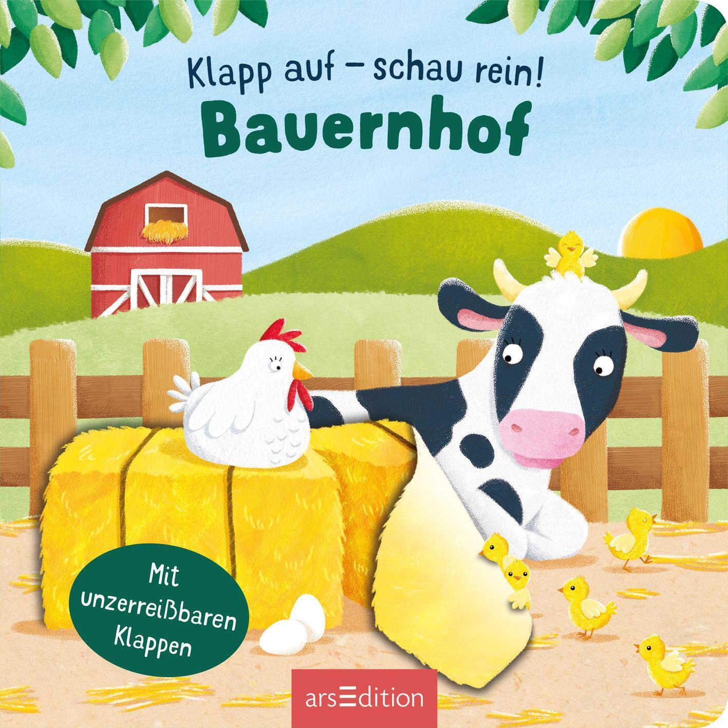 Bild: 9783845842066 | Klapp auf - schau rein: Bauernhof | Mit unzerreißbaren Klappen | Buch