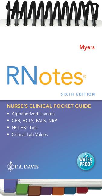 Cover: 9781719646253 | Rnotes(r) | Nurse's Clinical Pocket Guide | Ehren Myers | Taschenbuch