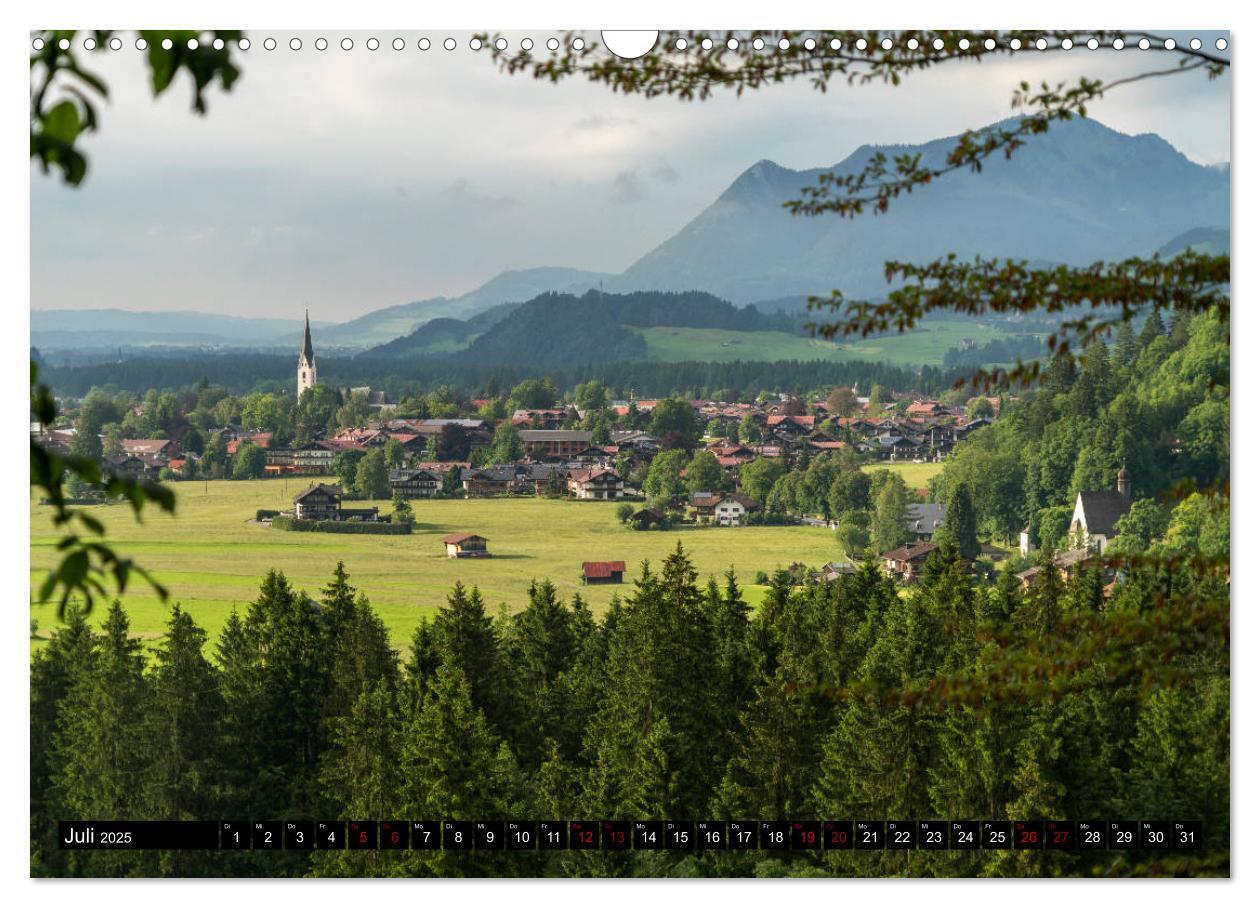 Bild: 9783435411115 | Oberstdorf und Umgebung (Wandkalender 2025 DIN A3 quer), CALVENDO...