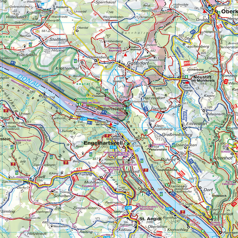 Bild: 9783707906042 | Freytag &amp; Berndt Wander-, Rad- und Freizeitkarte Donauradweg...