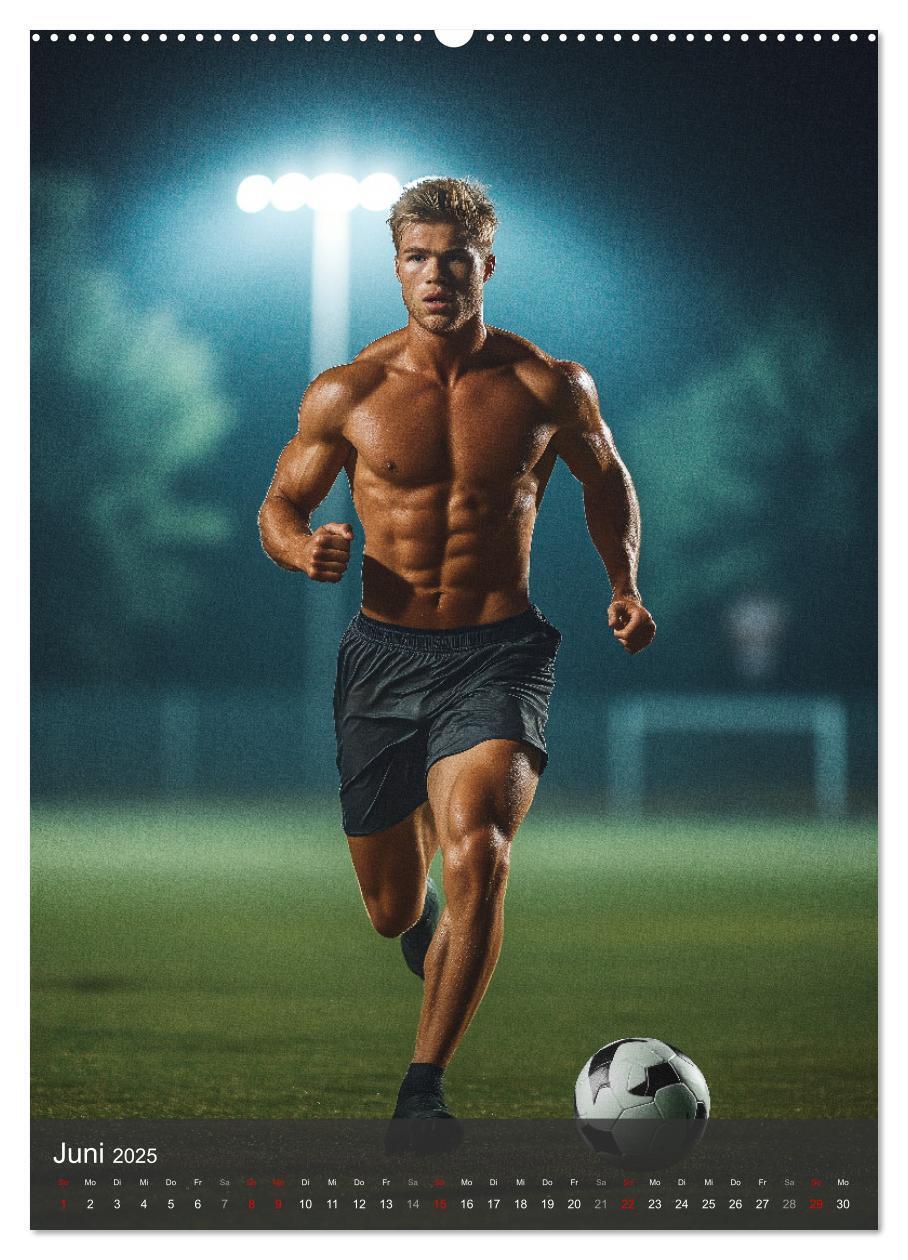 Bild: 9783457214350 | SEXY JUNGS - Nackte Haut beim Fußball (Wandkalender 2025 DIN A2...