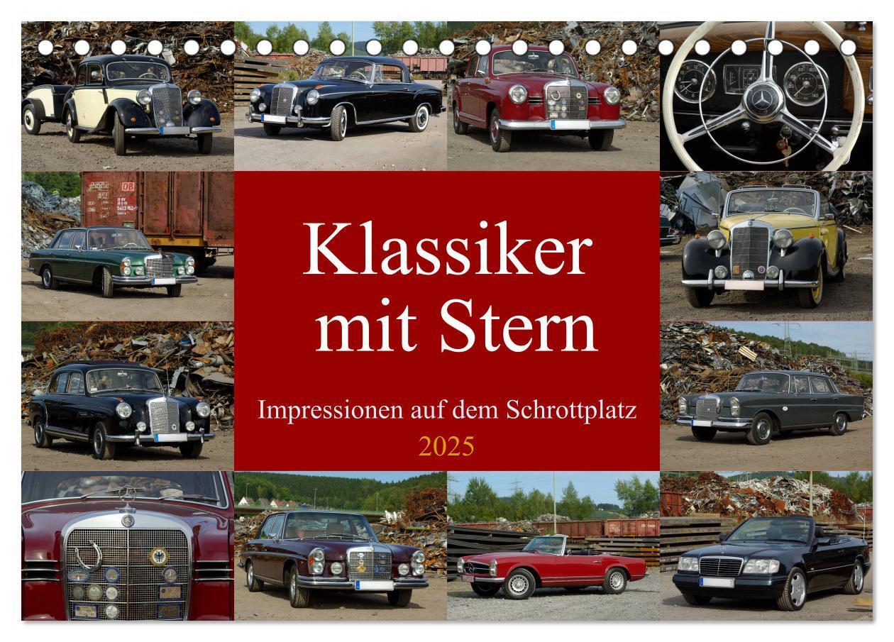 Cover: 9783435248957 | Klassiker mit Stern (Tischkalender 2025 DIN A5 quer), CALVENDO...