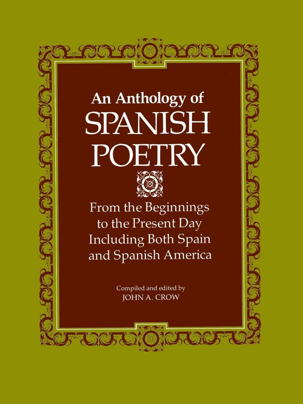 Cover: 9780807104835 | An Anthology of Spanish Poetry | John A. Crow | Taschenbuch | Englisch