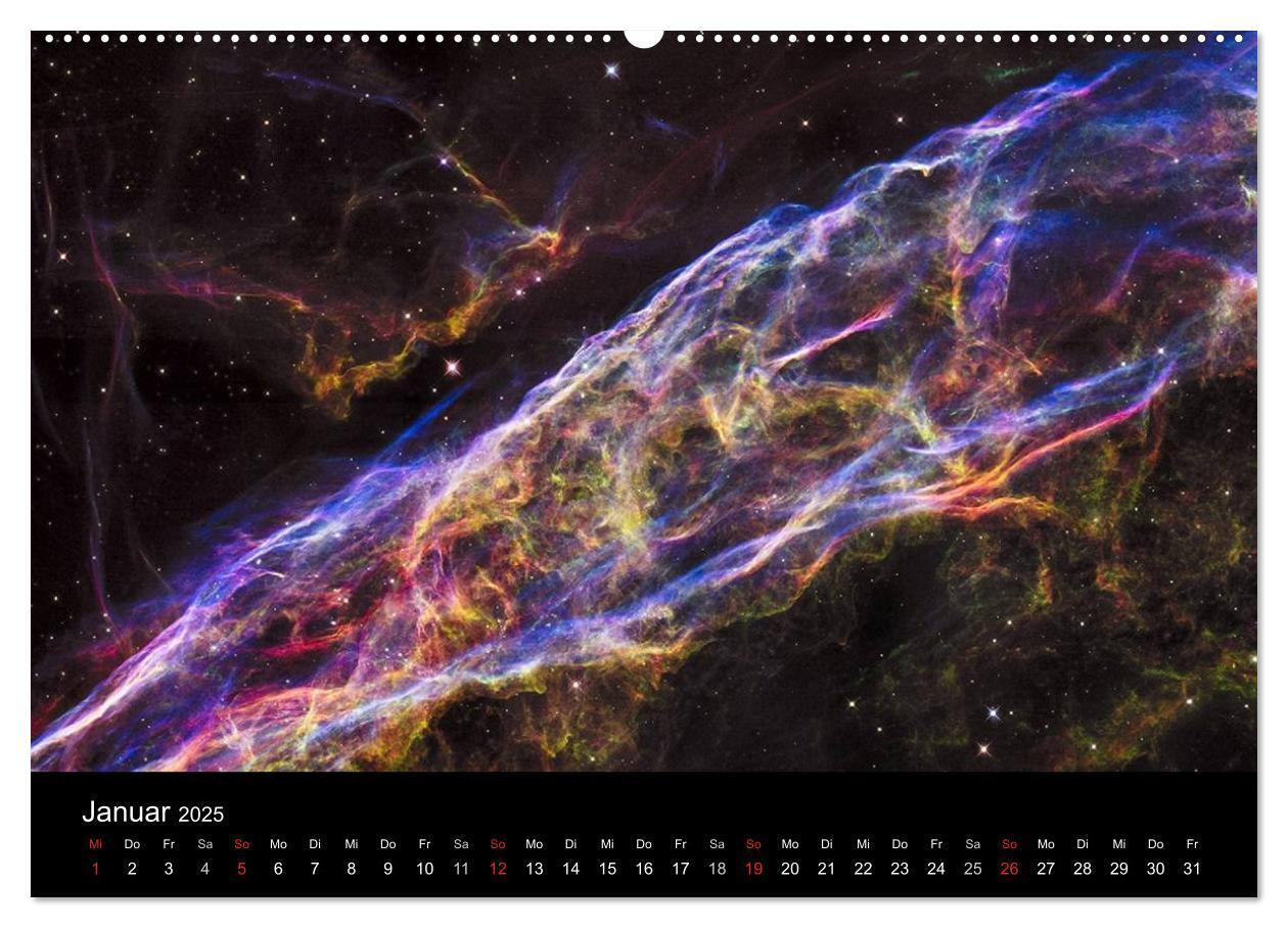 Bild: 9783435485420 | Der Weltraum. Spektakuläre Gasnebel und Galaxien (Wandkalender 2025...