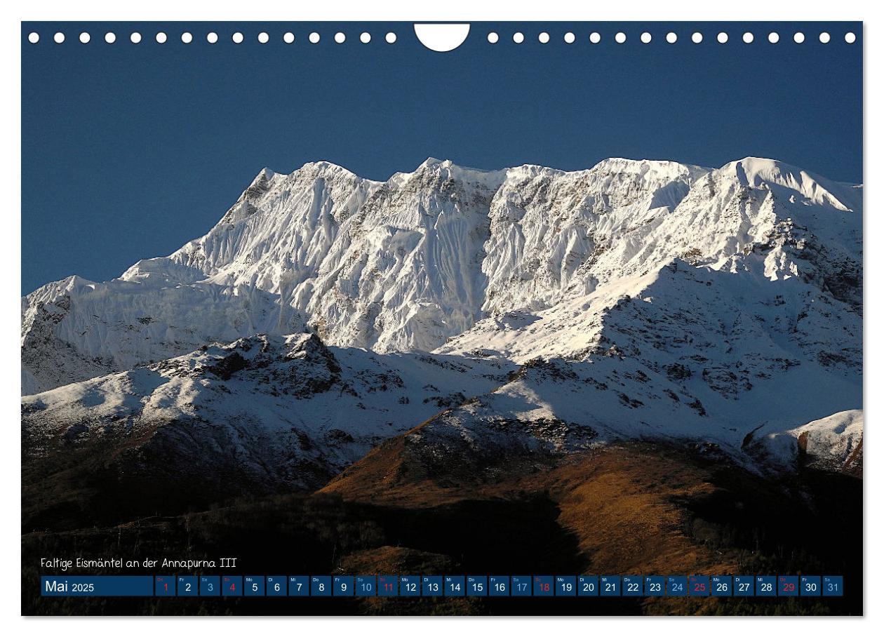 Bild: 9783435038077 | Der Annapurna Trek (Wandkalender 2025 DIN A4 quer), CALVENDO...