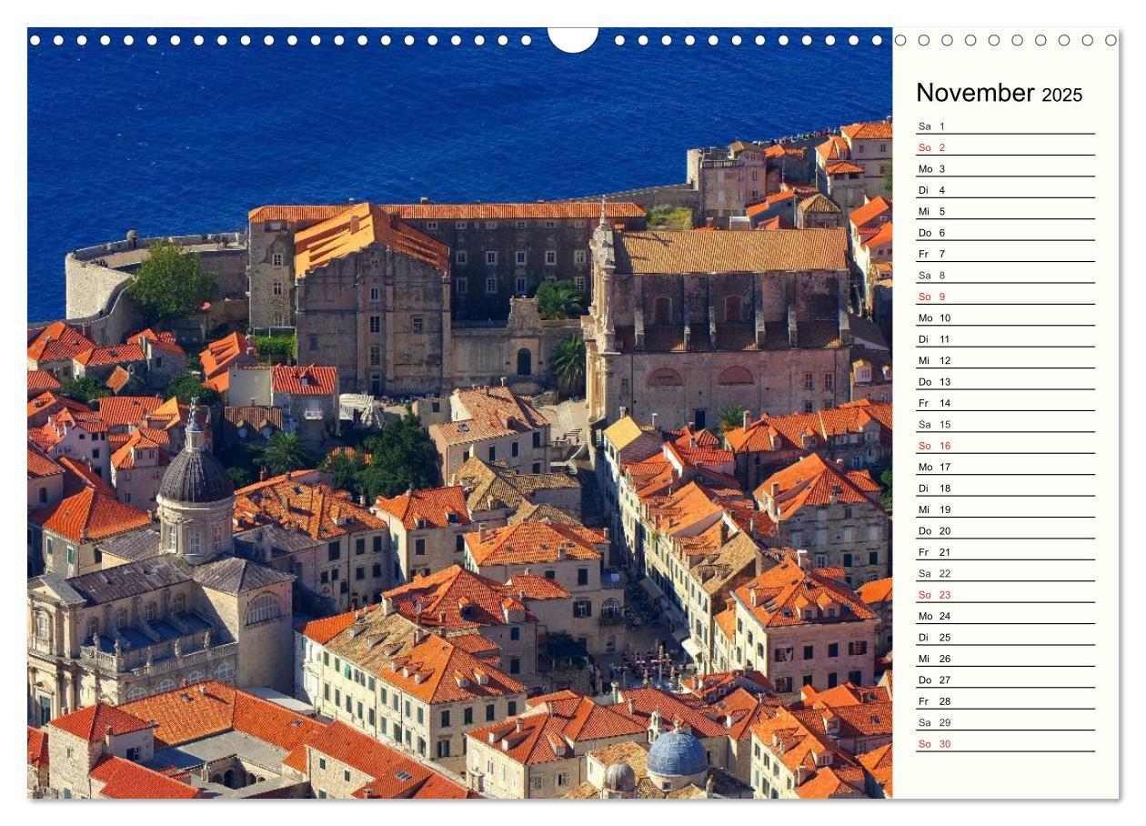 Bild: 9783435521784 | Dubrovnik - Perle der Adria (Wandkalender 2025 DIN A3 quer),...