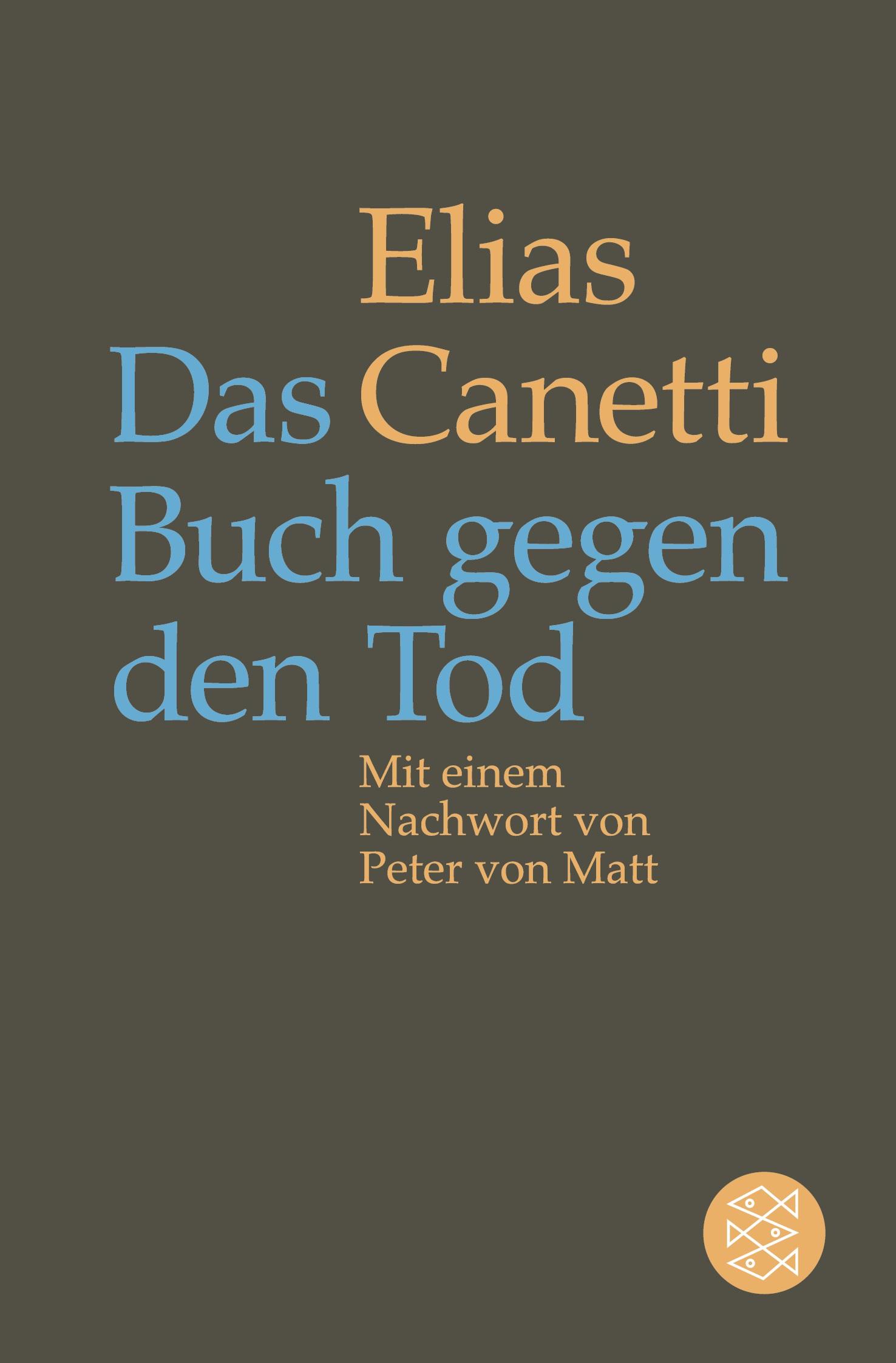 Cover: 9783596033041 | Das Buch gegen den Tod | Mit einem Nachwort von Peter von Matt | Buch