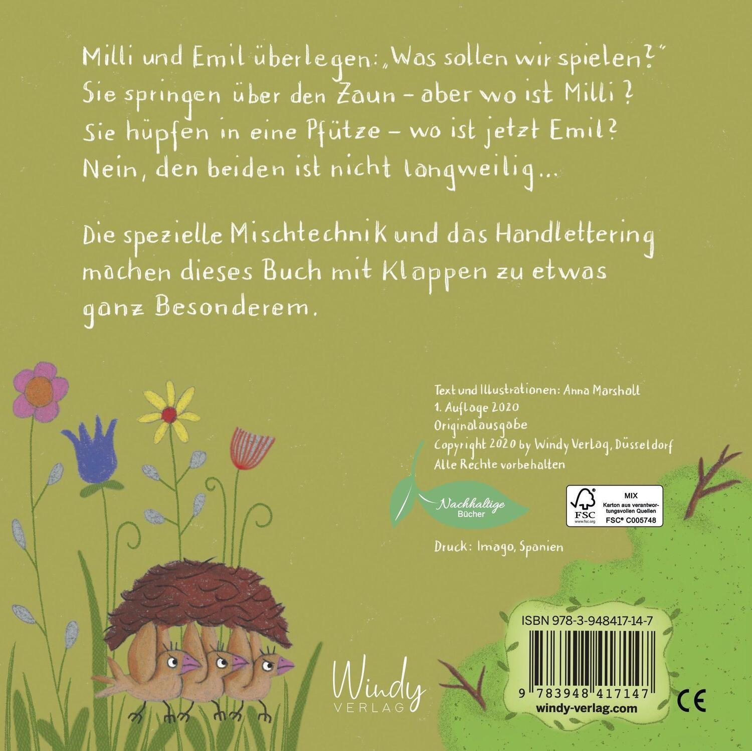 Bild: 9783948417147 | Milli &amp; Emil ist gar nicht langweilig | Anna Marshall | Buch | 14 S.