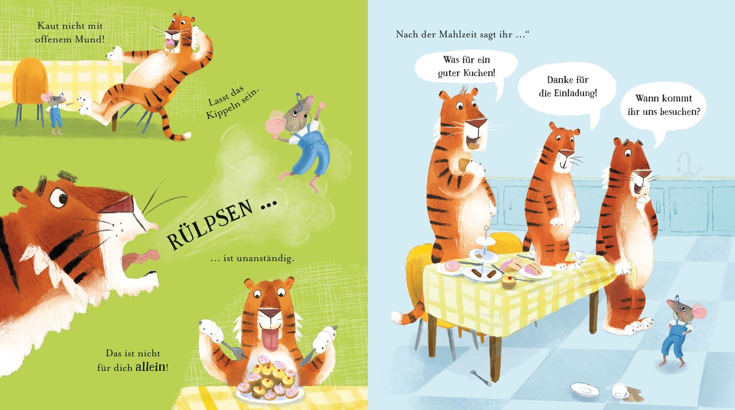 Bild: 9781789416312 | Gutes Benehmen leicht gemacht: Tischmanieren für kleine Tiger | Buch