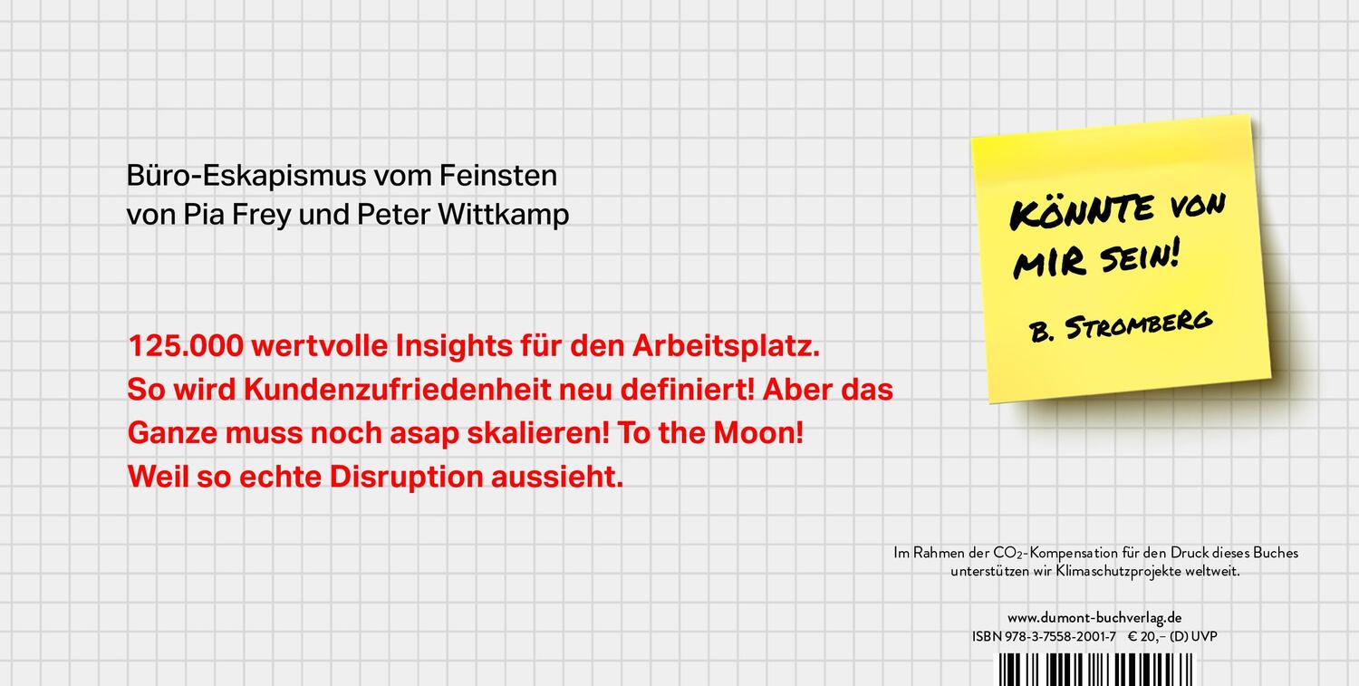 Rückseite: 9783755820017 | Büro-Bullshit | Peter Wittkamp (u. a.) | Taschenbuch | 50 S. | Deutsch