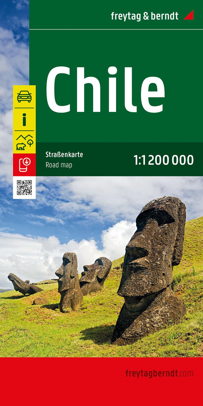 Cover: 9783707923292 | Chile, Straßenkarte 1:1.200.000, freytag &amp; berndt | Freytag &amp; Berndt