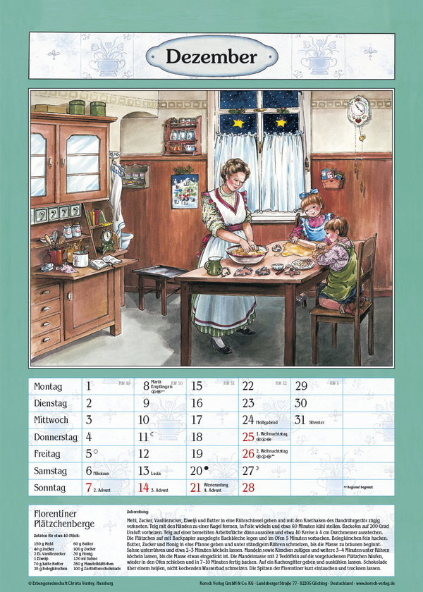 Bild: 9783731876328 | Aus Großmutters Küche 2025 | Korsch Verlag | Kalender | Spiralbindung