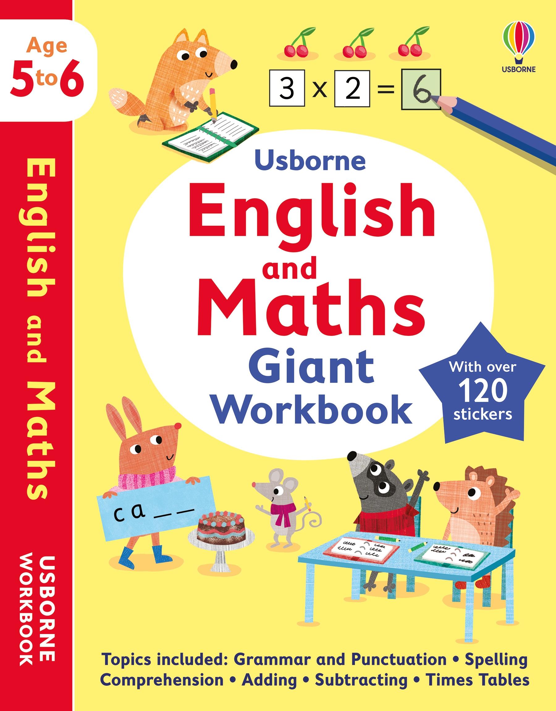 Cover: 9781803704388 | Usborne English and Maths Giant Workbook 5-6 | Holly Bathie (u. a.)