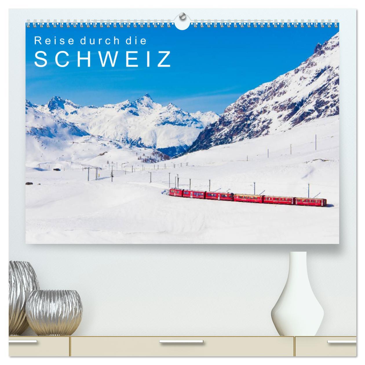 Cover: 9783435643455 | Reise durch die SCHWEIZ (hochwertiger Premium Wandkalender 2025 DIN...