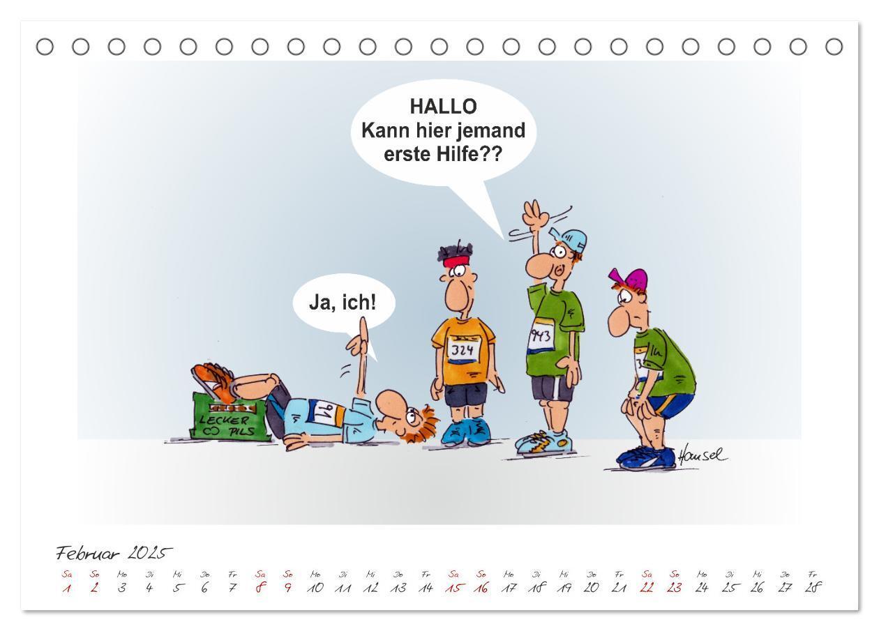 Bild: 9783383925177 | HANSELs kleiner Laufkalender (Tischkalender 2025 DIN A5 quer),...